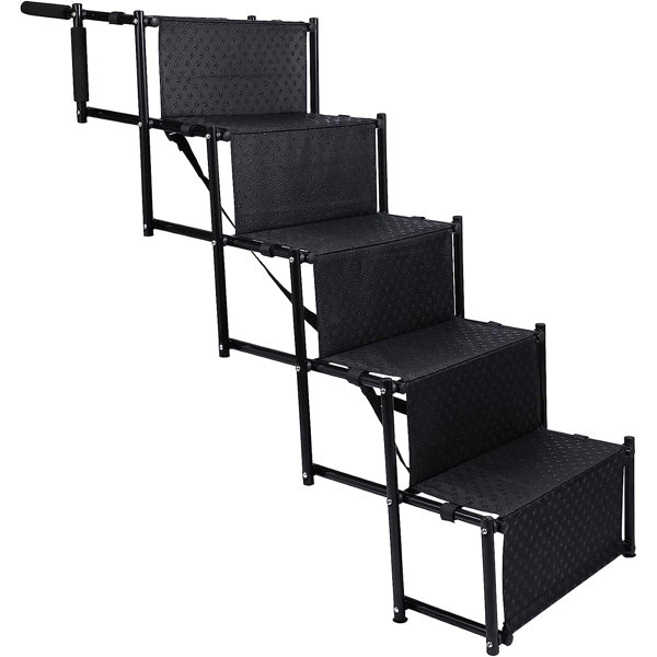 Tucker Murphy Pet™ Foldable Lightweight Aluminum 5level Dog Ladder Wayfair